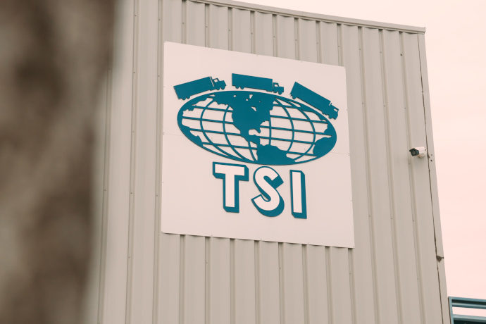 TSI Logo on Sign at Headquarters
